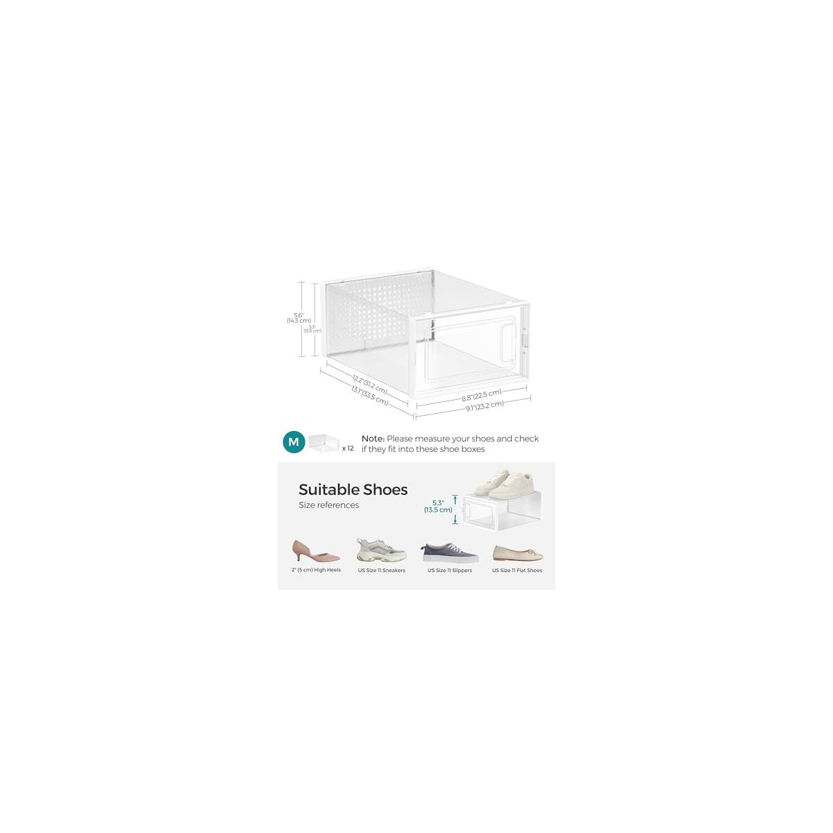 Songmics Shoe Boxes Deal - RebateKey