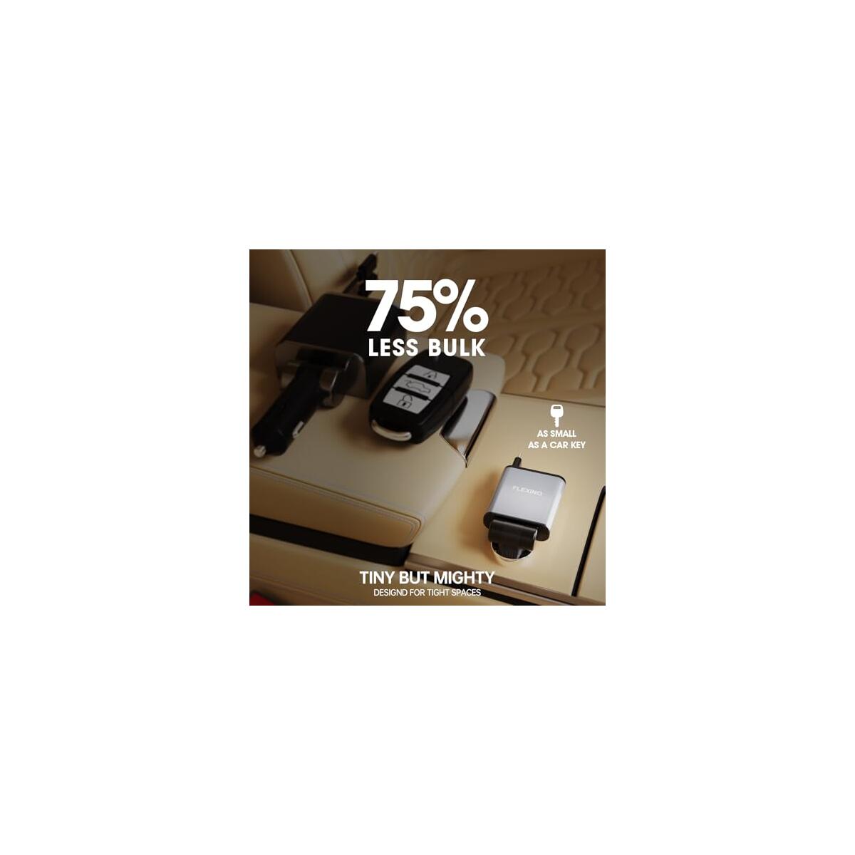 Flexino Retractable Car Charger For Iphone 16 Promo Codes - RebateKey