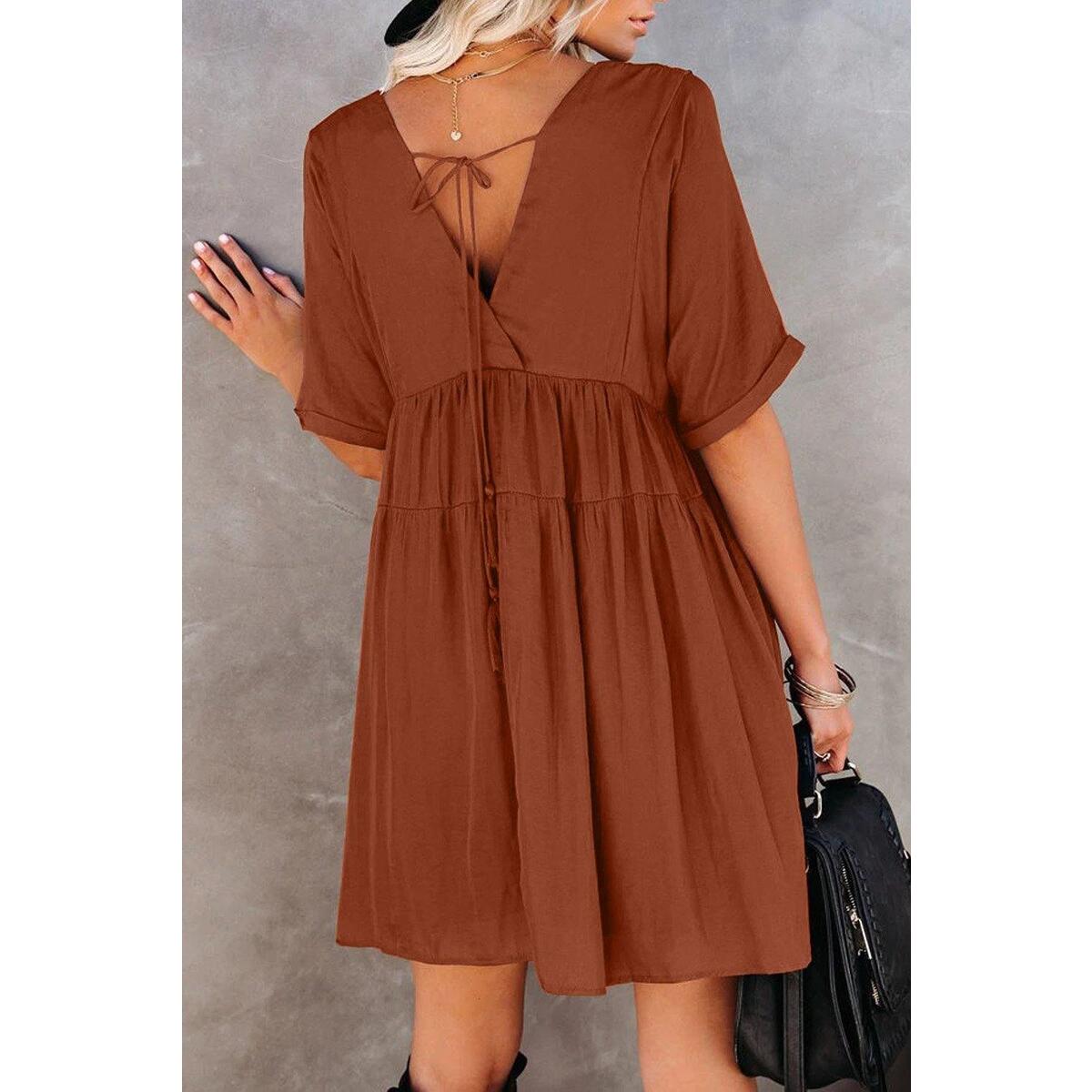 Kimono Sleeve Tiered Dress Promo Code - RebateKey