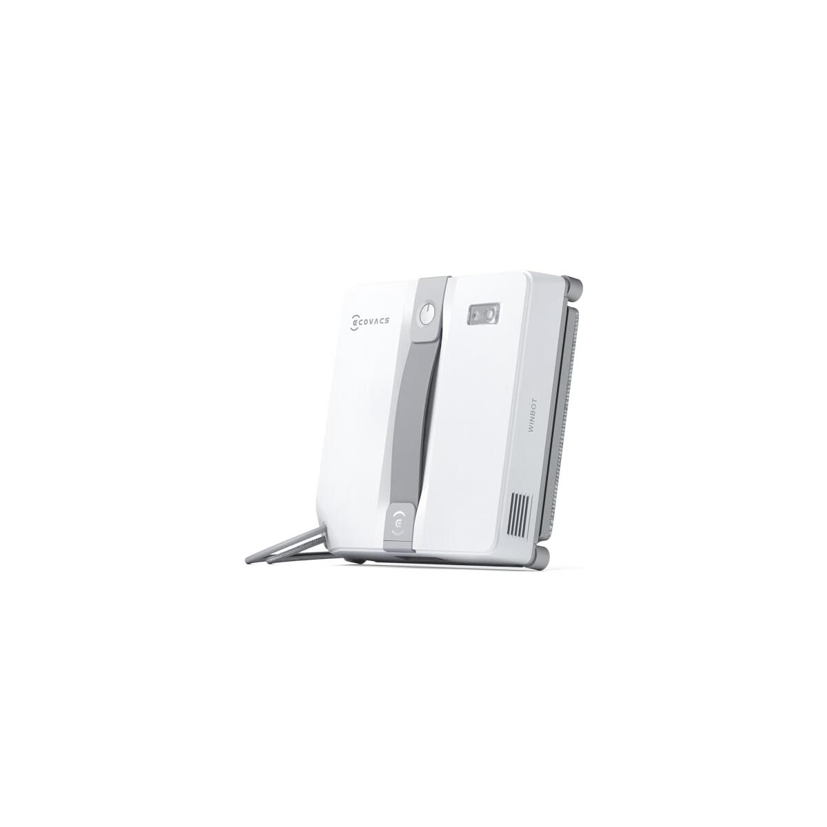 ECOVACS WINBOT Mini Window Cleaning Robot - Compact Design, Dual Nozzles with Ultrasonic Spray, 9-Stage Protection System, Intelligent Path Planning, 3 Cleaning Modes, Anti-Slipping System