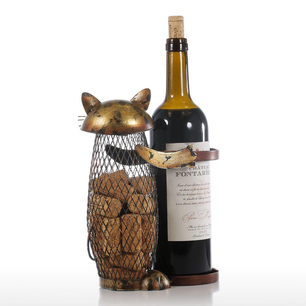 Metal Cat Wine Rack Coupon - RebateKey