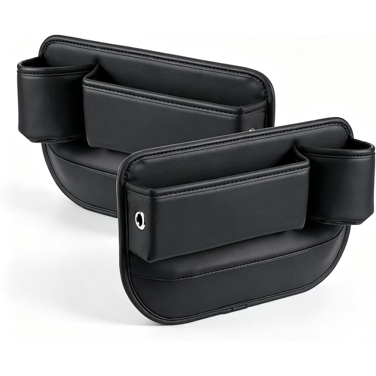Car Seat Gap Filler Organizer PU Leather, 2 Pack
