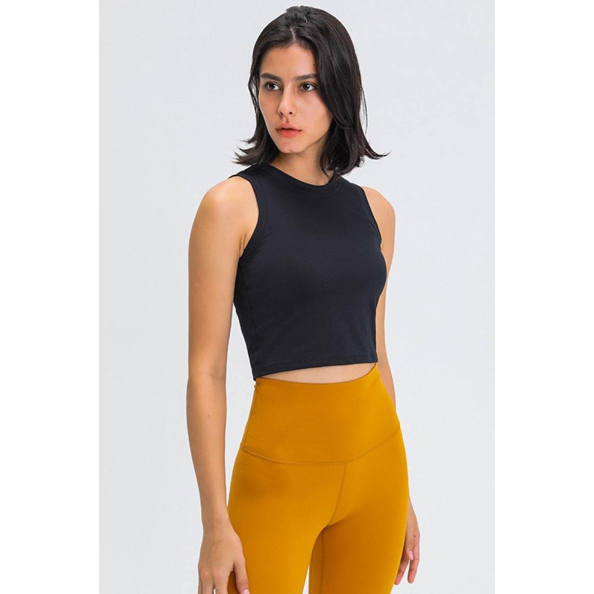 Cropped Sleeveless Active Tank Deal - RebateKey