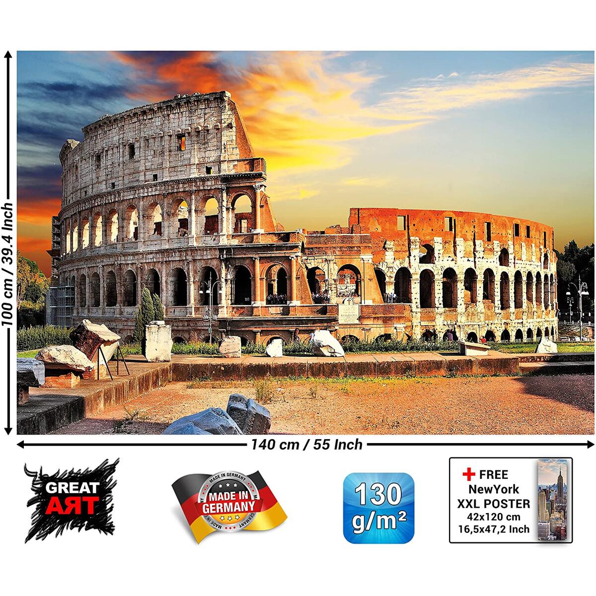 Poster Rome Amphitheater Italy Deal - RebateKey