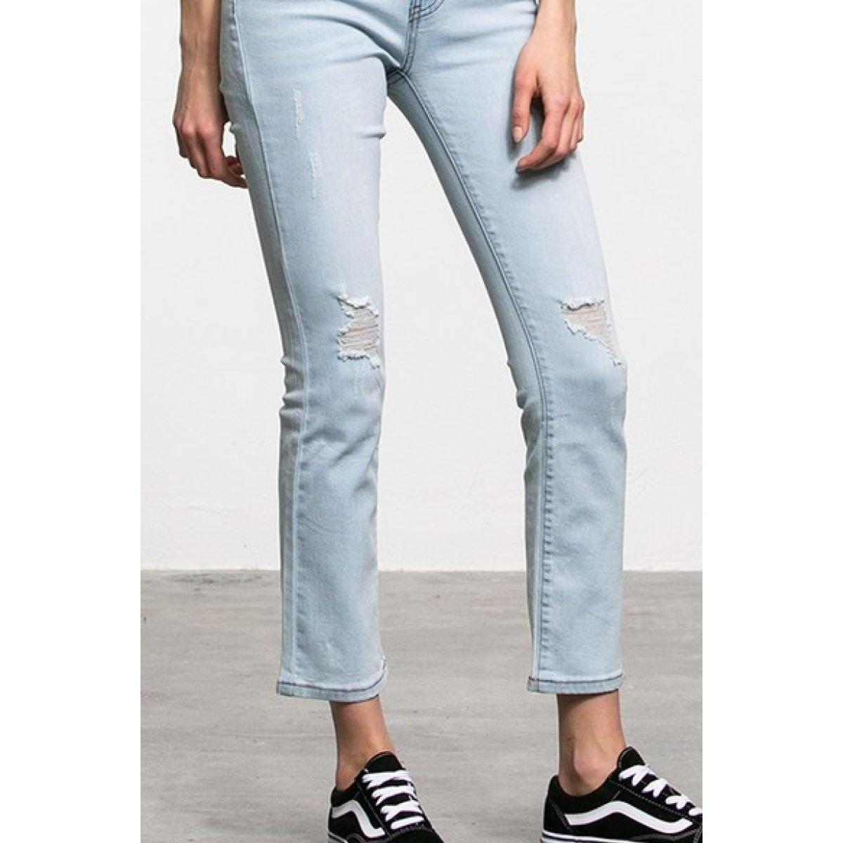 Distressed Flare High Rise Promo Codes - RebateKey