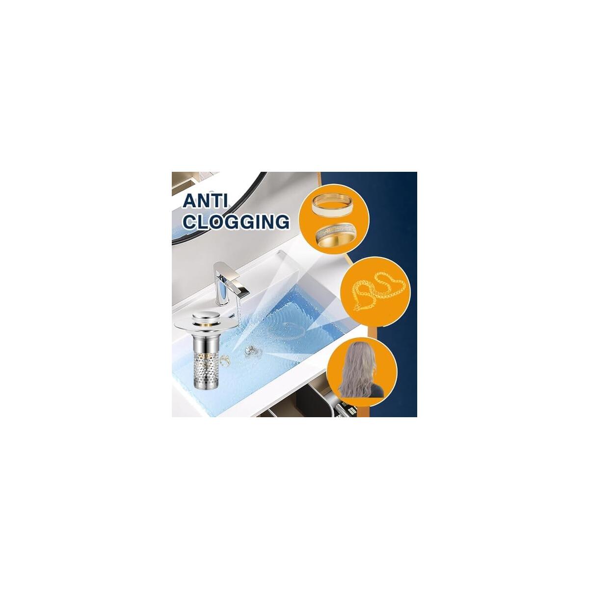 Bathroom Sink Drain Strainer 2 Pack Promo Codes - RebateKey
