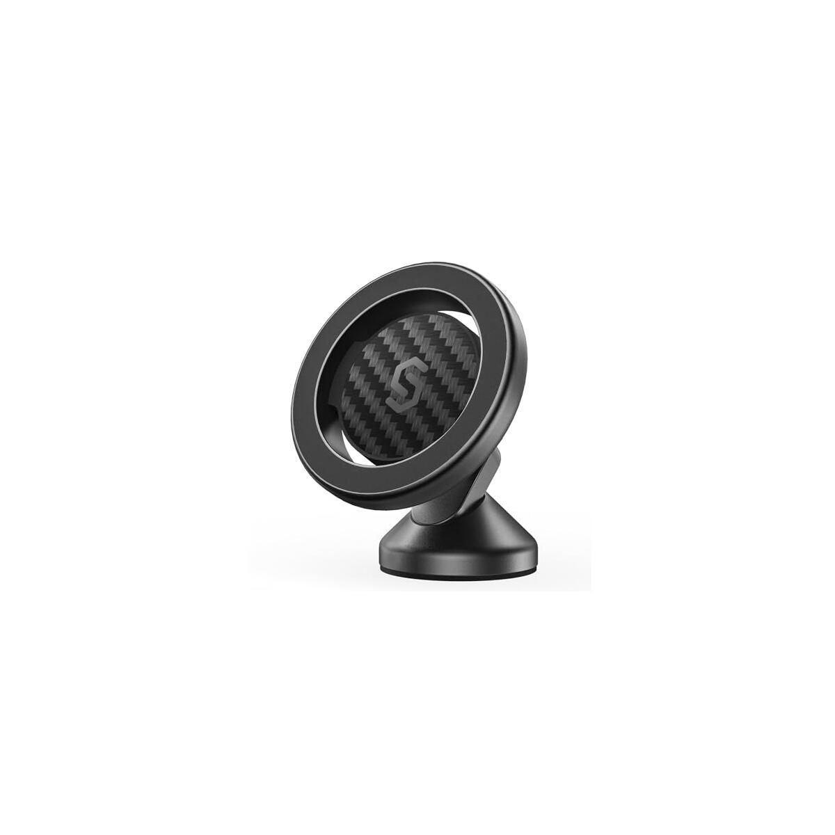 SYNCWIRE MagSafe Car Mount - Flexible Rotation Magnetic Phone Holder for Dash, Strong Magnets, Universal Compatible iPhone, Samsung, Pixel - MagSafe Car Accessories