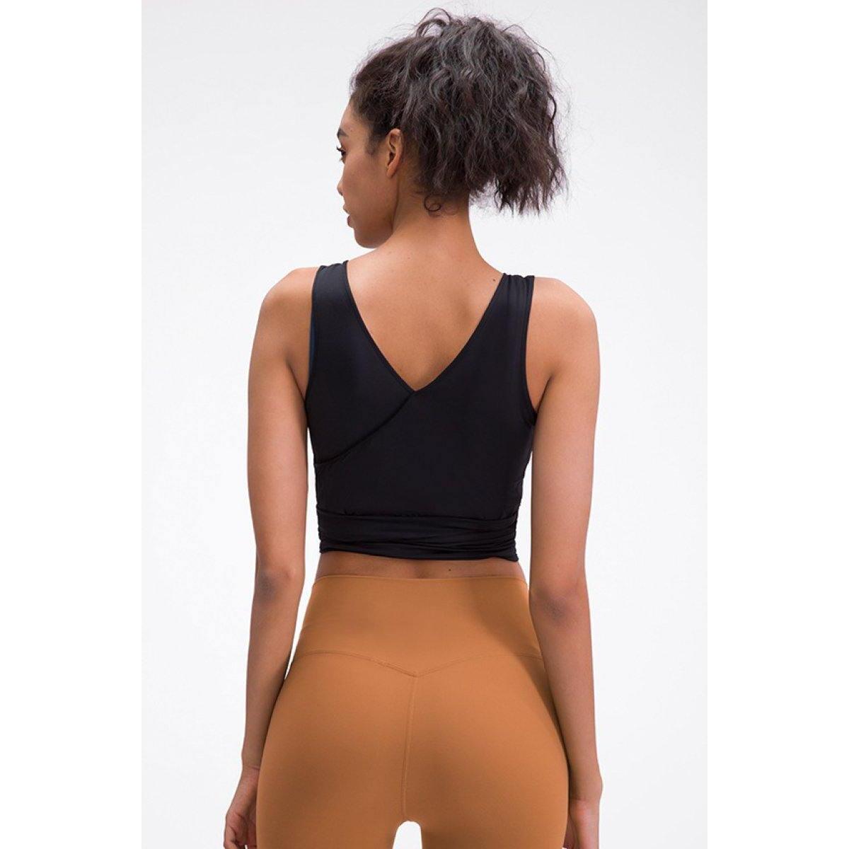 Tied V Neck Active Promo Code - RebateKey