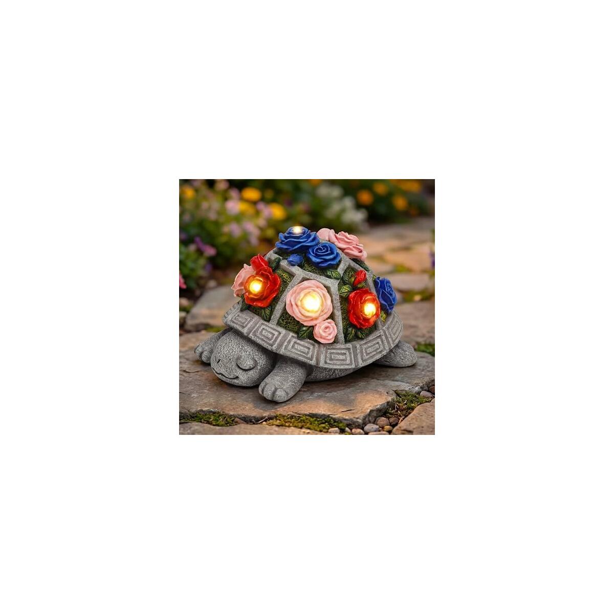 Solar Turtle Garden Outdoor Decor Deal - RebateKey