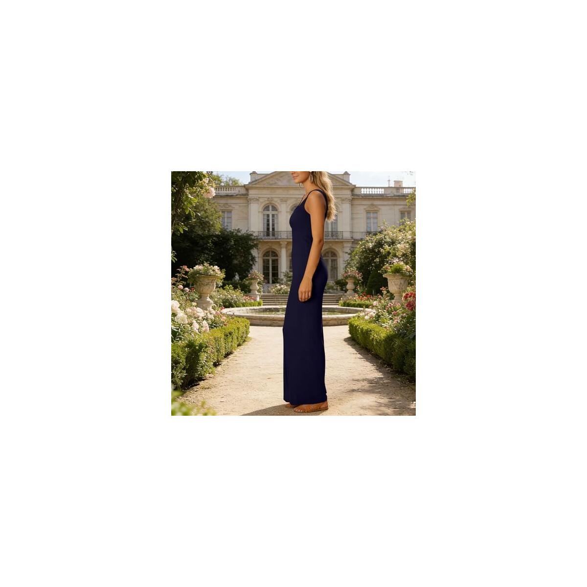 Tank Dress For Women Casual Round Neck Coupon - RebateKey