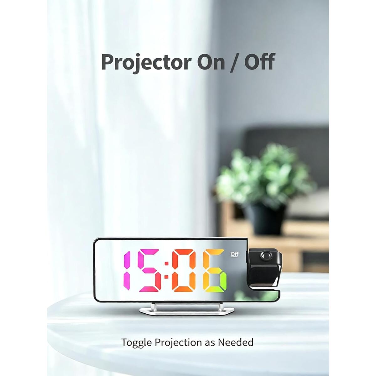 Led Mirror Projection Alarm Deal - RebateKey