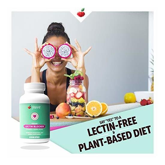 Yuve Lectin Blocker Defense Blocks Interfering Dietary Lectins Supports