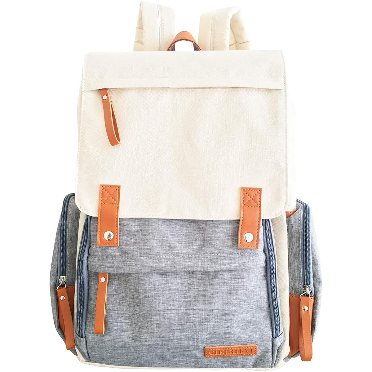 Mom&Dad Diaper Bag Backpack|USB Charging Port Insulated Pockets Stroller Straps