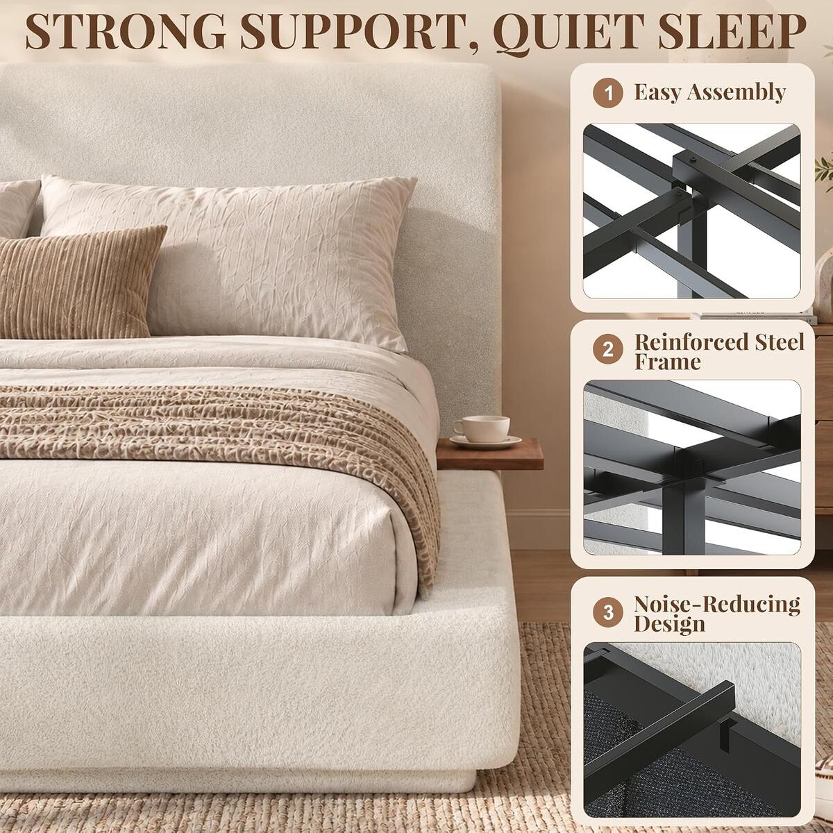 King Upholstered Bed Deals - RebateKey