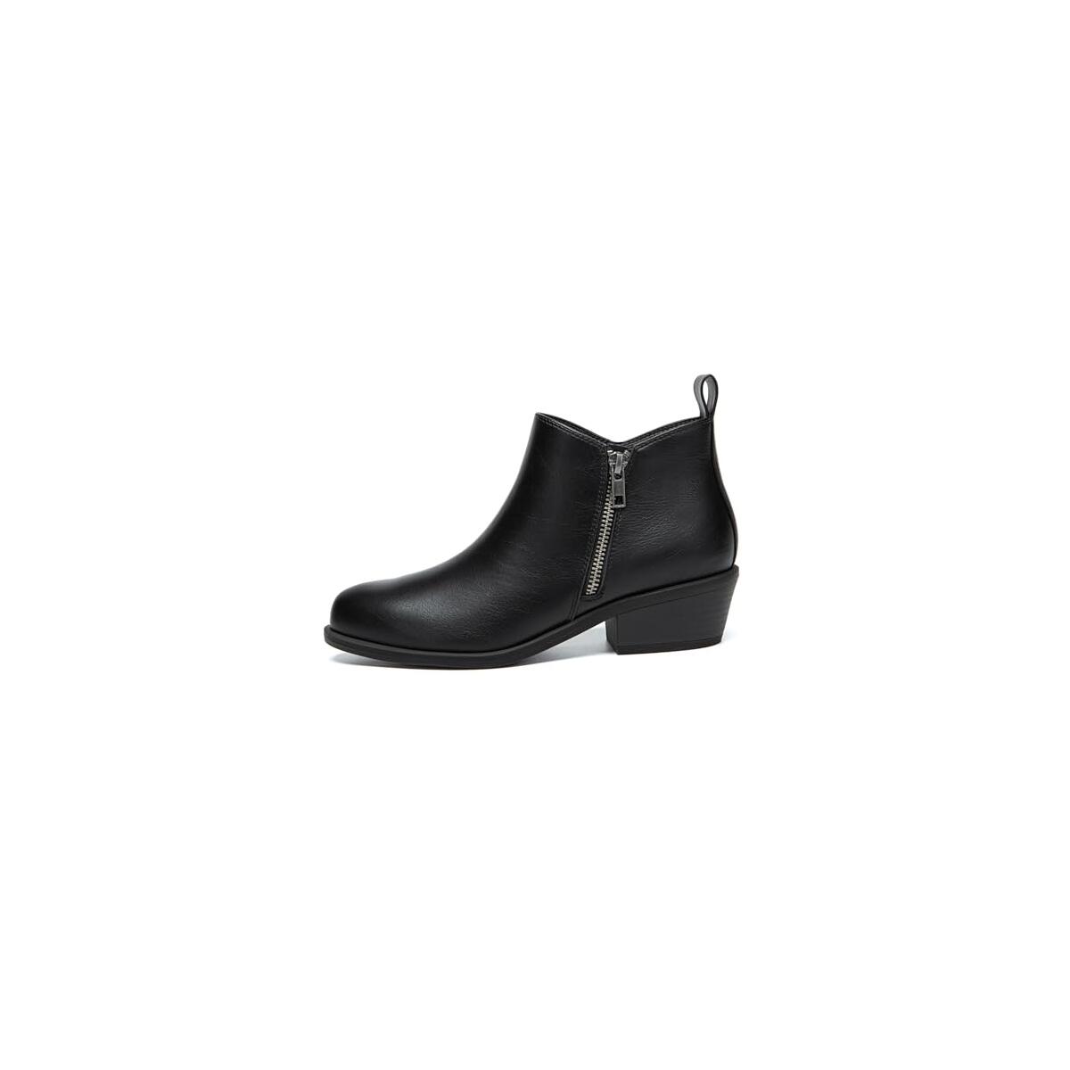 Womens Ankle Boots Chunky Low Heel Promo Code - RebateKey