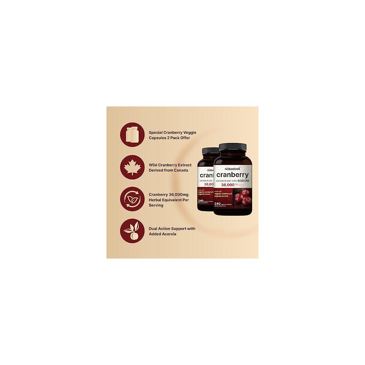 Naturebell Pack Cranberry Pills 1 Promo Code - RebateKey