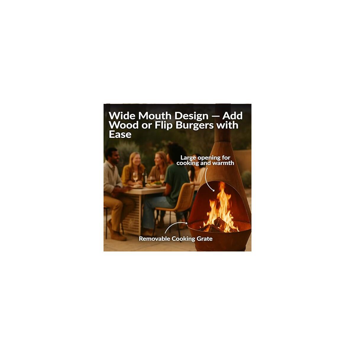 Sunnydaze Foot Large Chiminea Promo Code - RebateKey