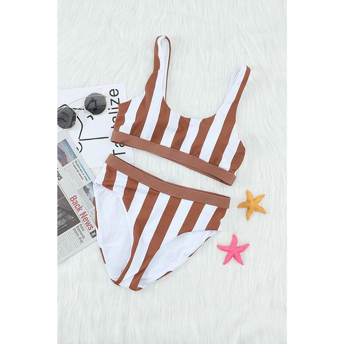 Striped Tank High Waist Promo Codes - RebateKey