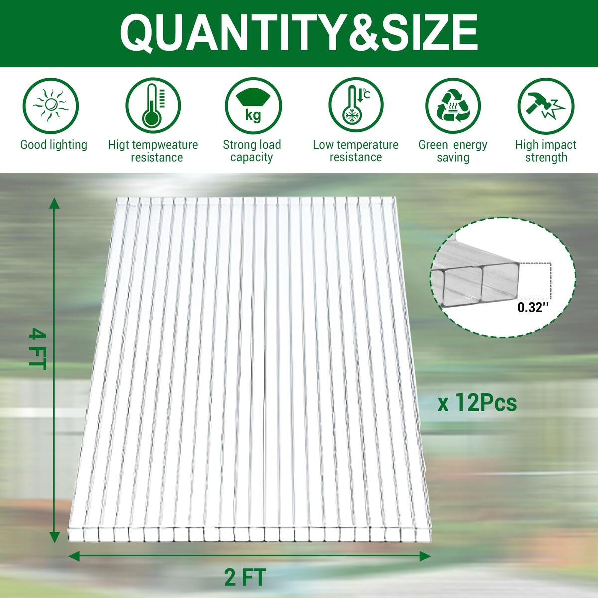 XISOCO Polycarbonate Greenhouse Panels Coupon RebateKey