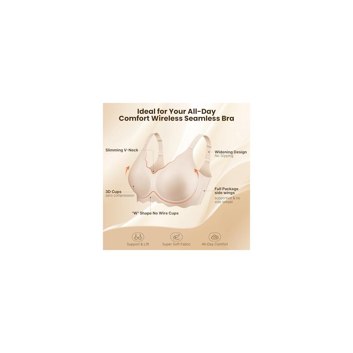 Bras No Underwire For Women Comfortable Coupon - RebateKey