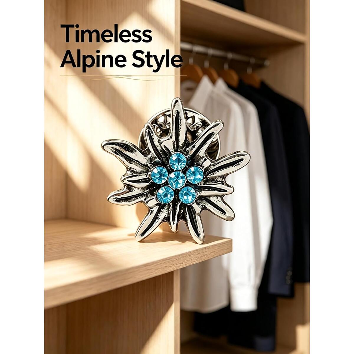 Edelweiss Brooch Antique Deal - RebateKey