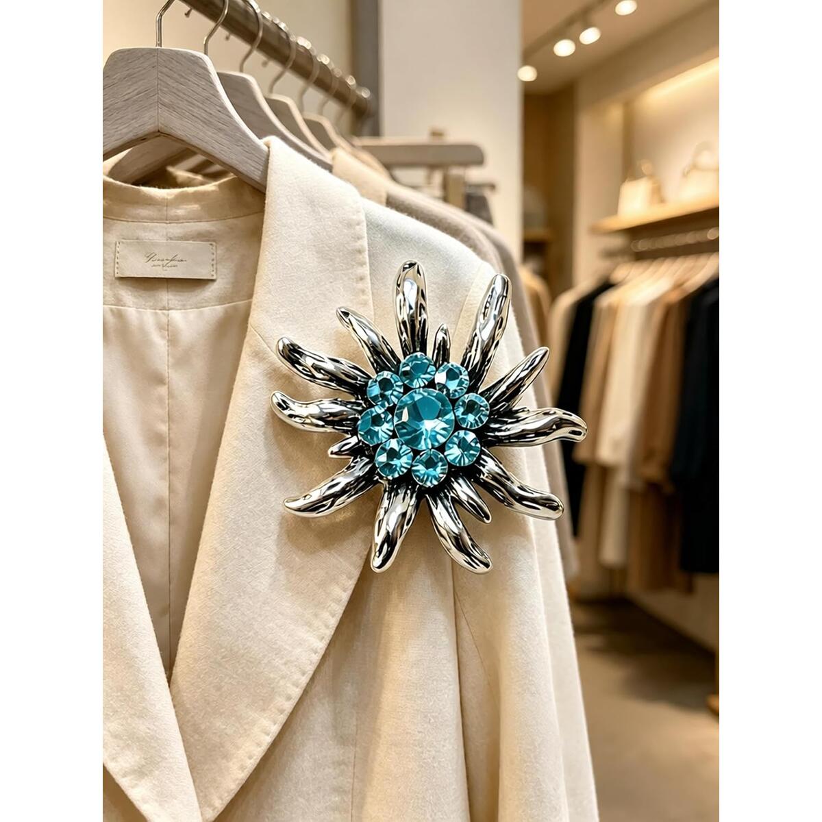 Edelweiss Brooch Antique Deal - RebateKey