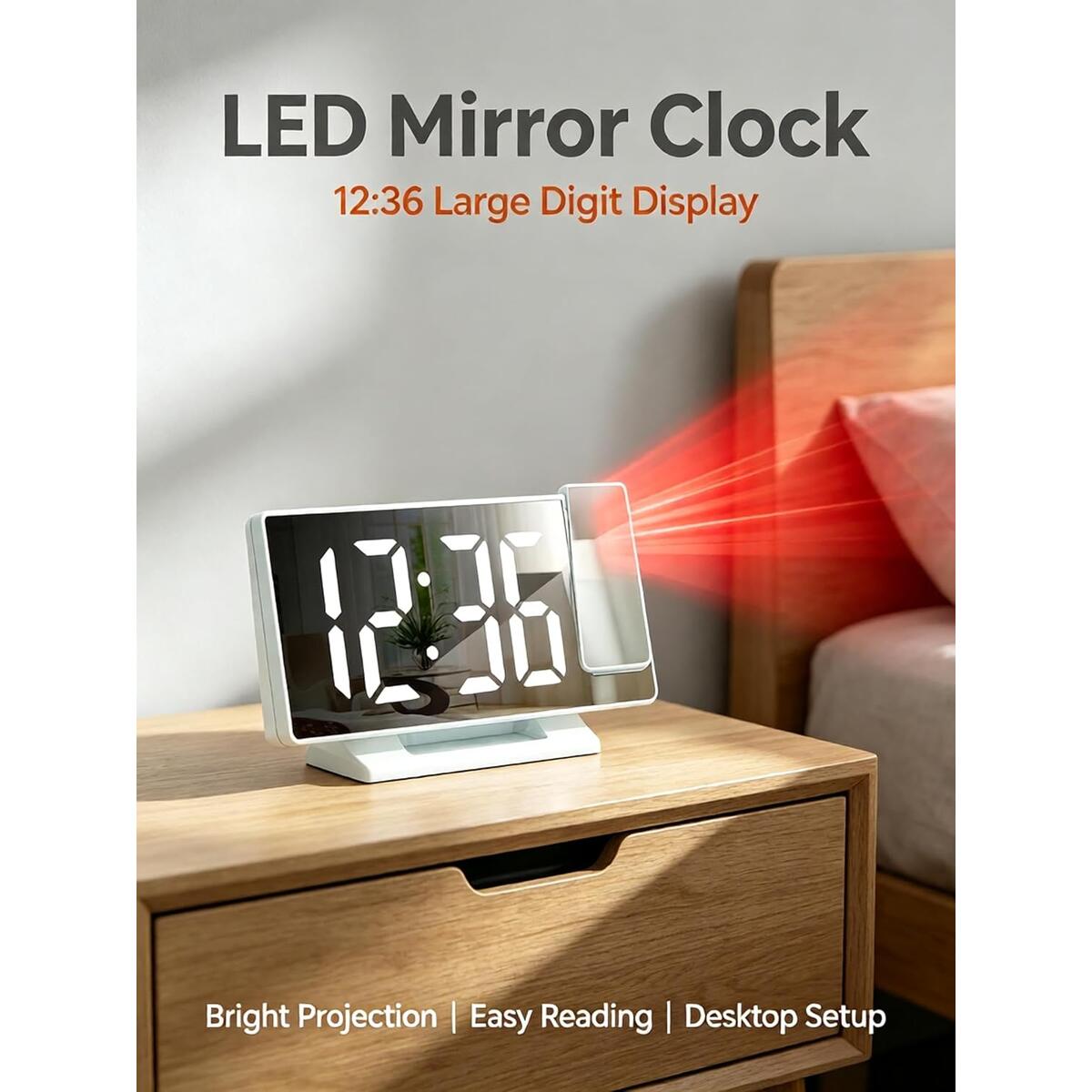 Led Projection Alarm Clock Coupons - RebateKey