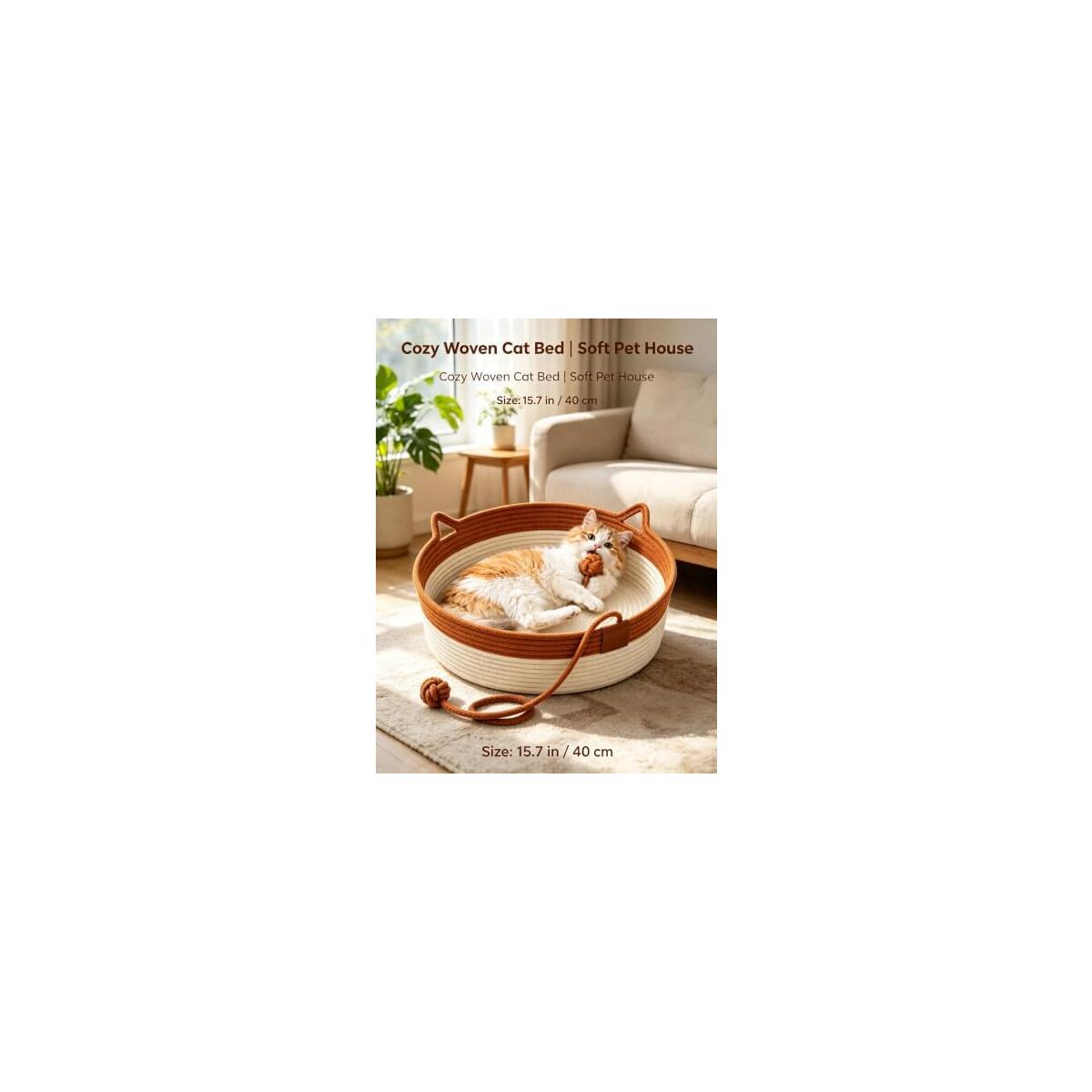 Handwoven Cotton Rope Cat Deal - RebateKey