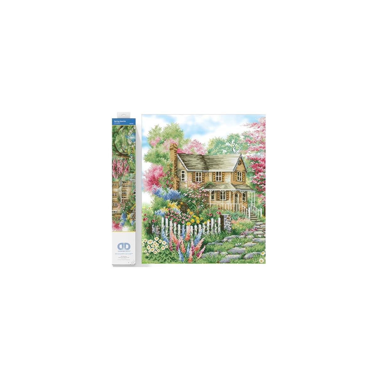 DIAMOND DOTZ Spring Sparkle Diamond Painting Kits for Adults - Diamond Art Kits a Relaxing Creative Craft Kit with Dotz Gems 35.4x24