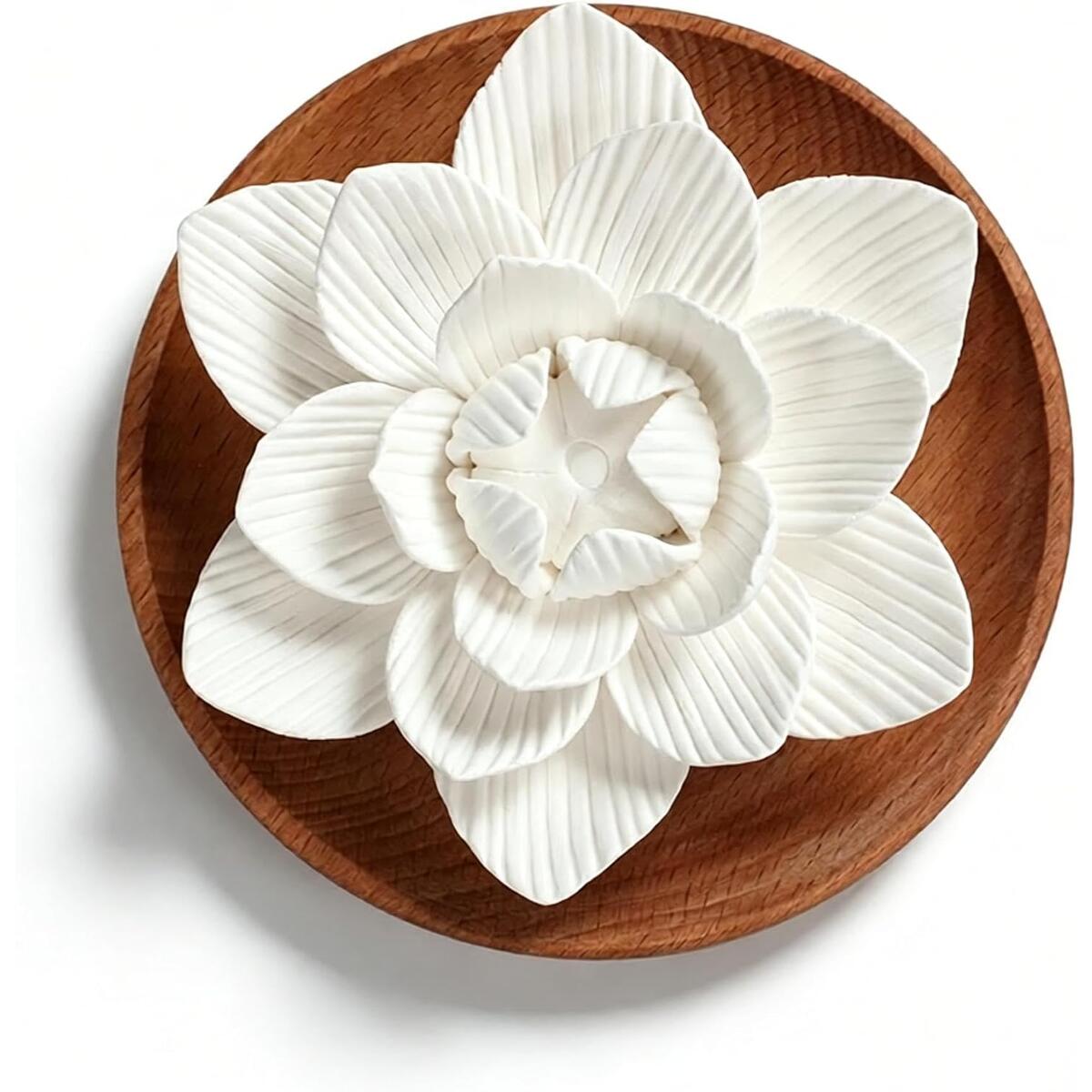 Handmade Ceramic Lotus Flower Essential Oil Diffuser