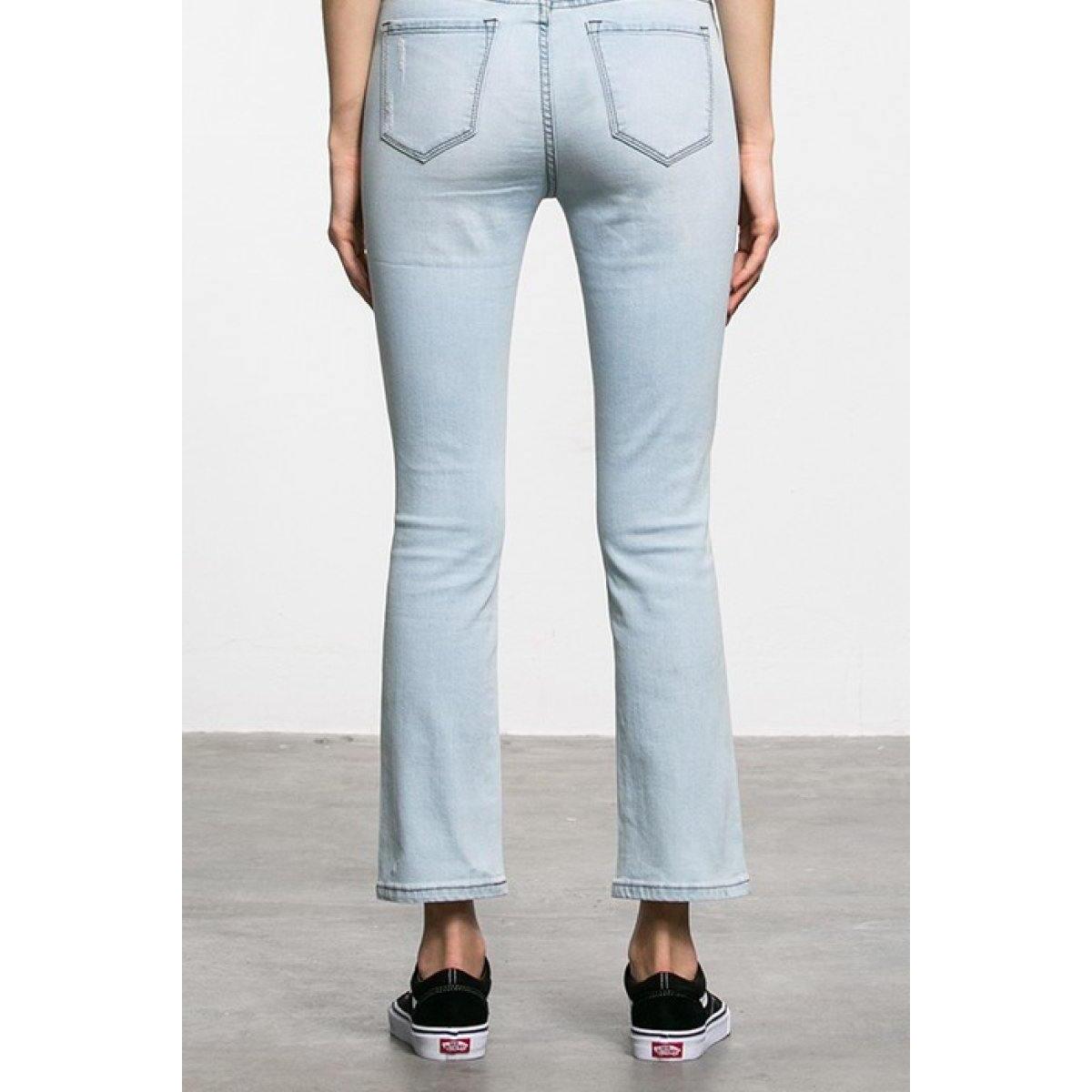 Distressed Flare High Rise Promo Codes - RebateKey