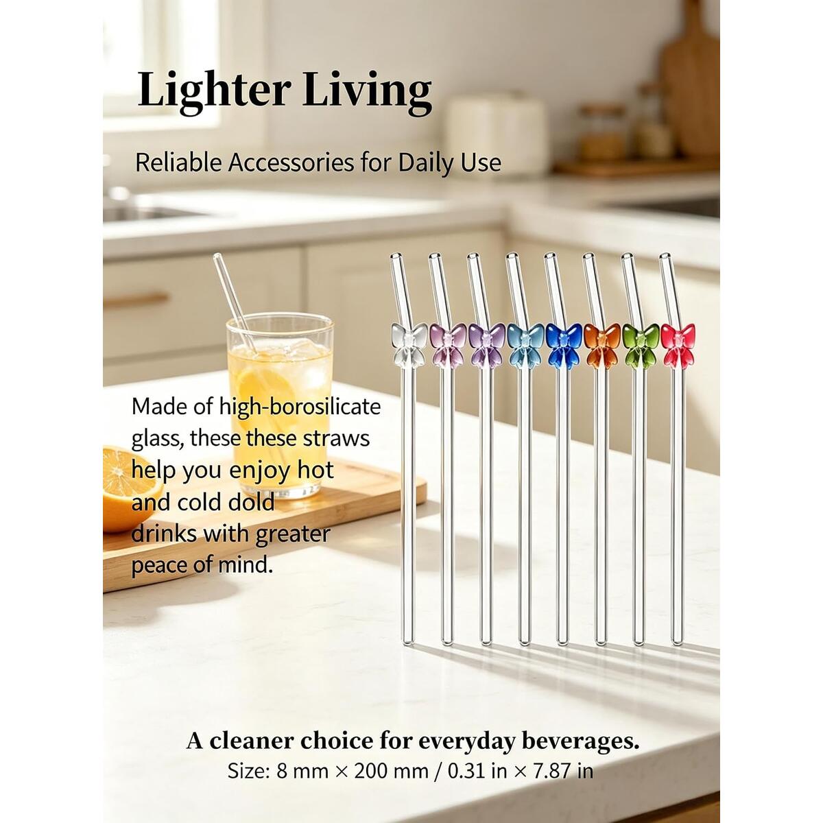 8 Pcs Bowknot Glass 1 Deals - RebateKey