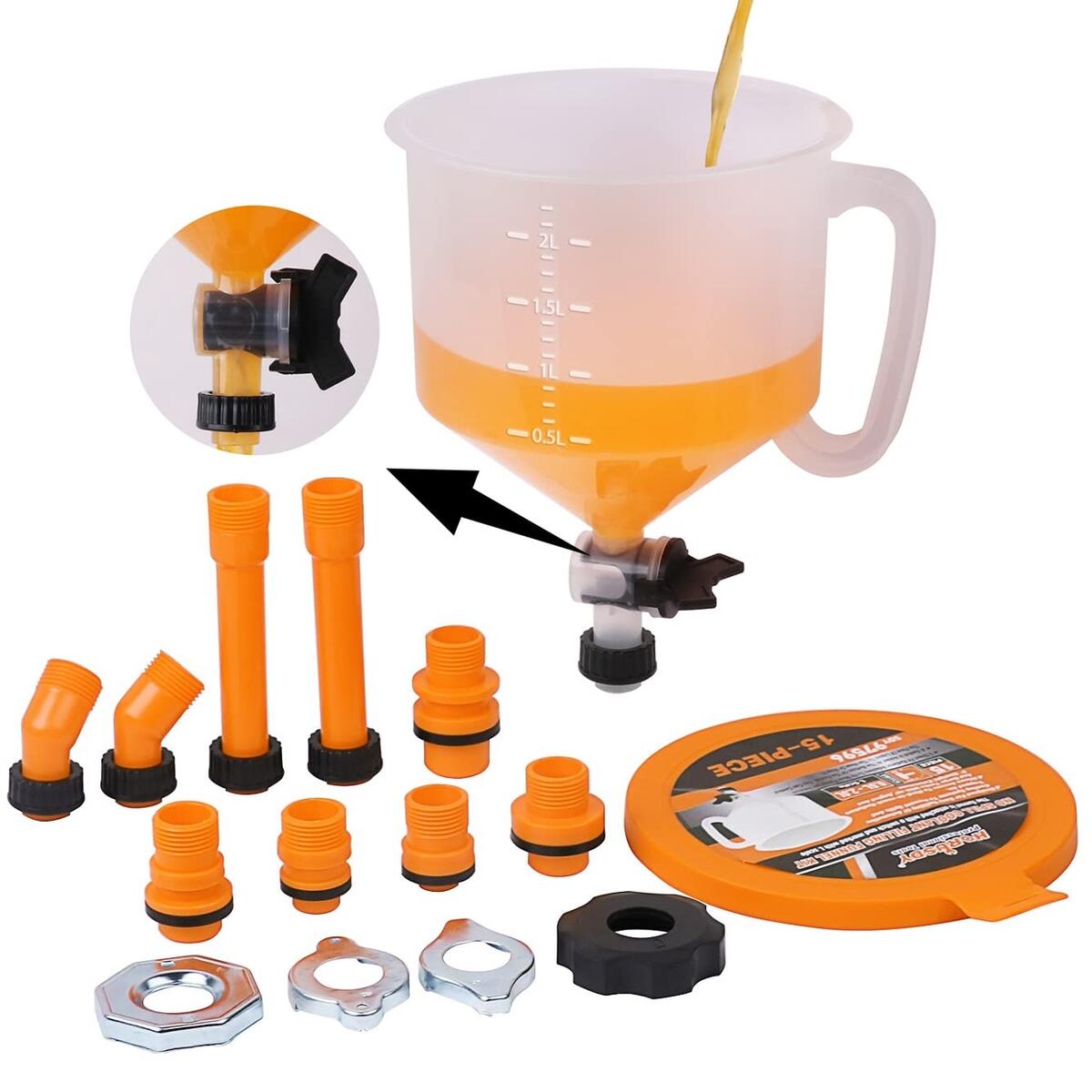 Horusdy No Spill Coolant Funnel 3 Deal - RebateKey