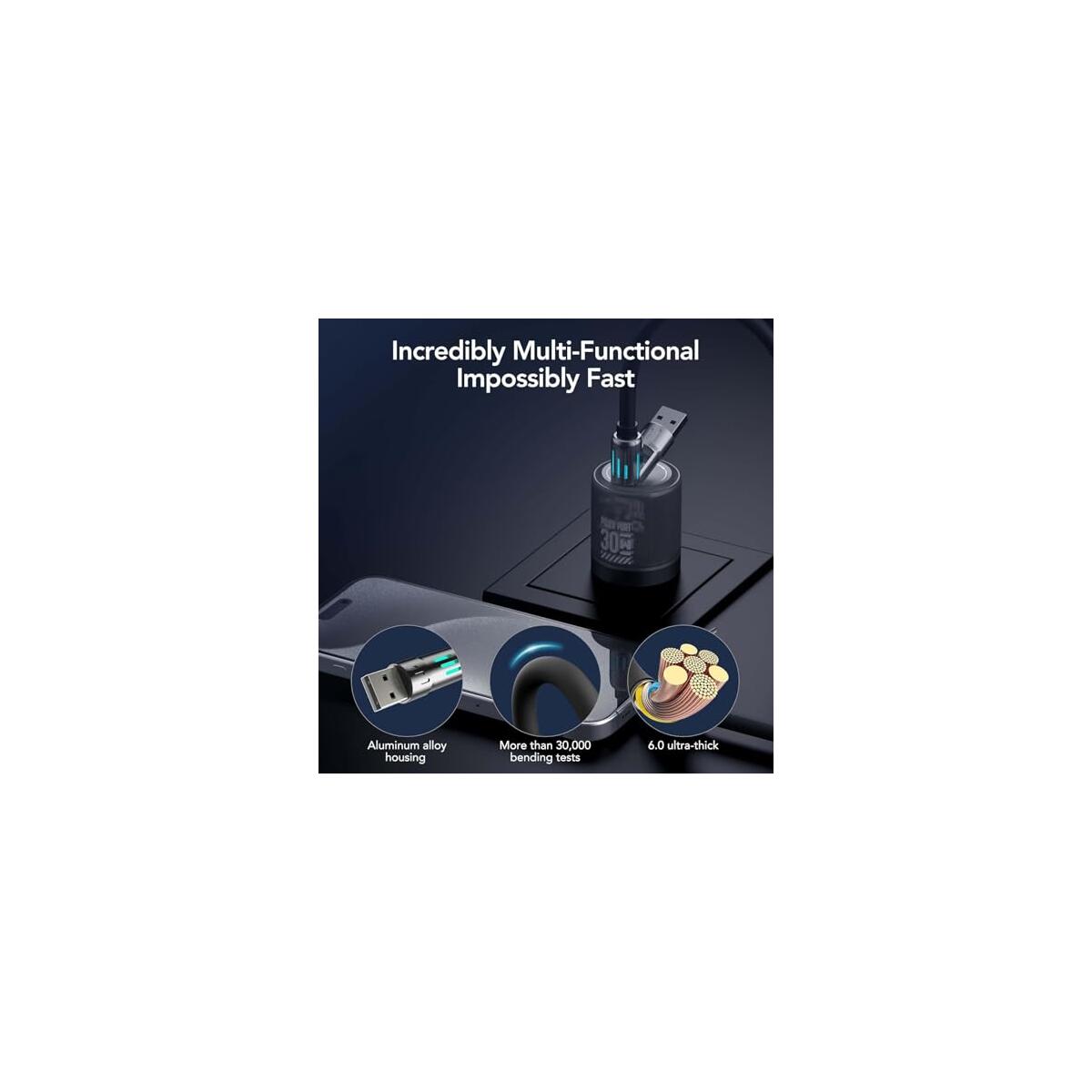 4in1 Multi Usb Charging Cable 2 Pack Promo Codes - RebateKey