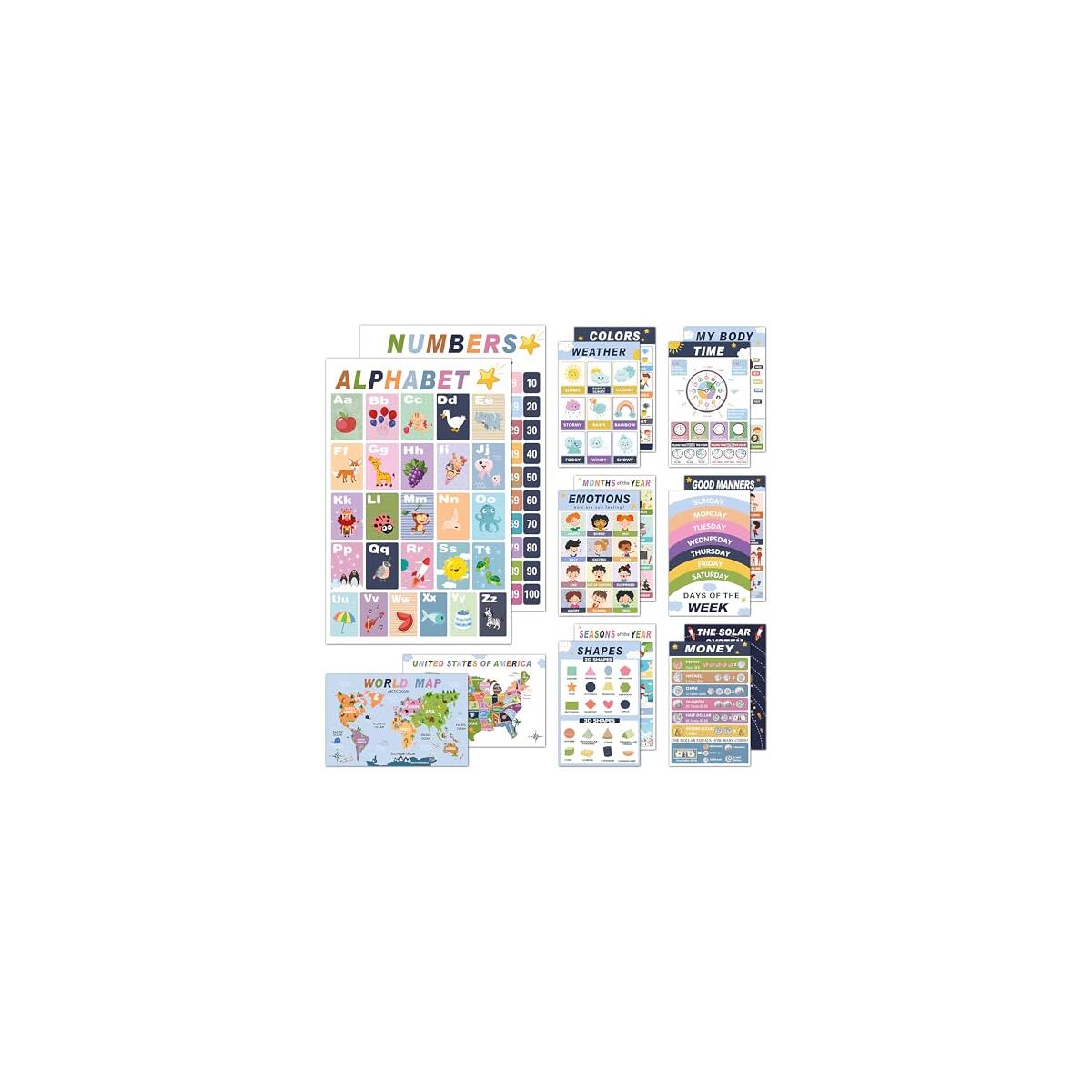 16 Educational Posters For Preschool Deals - RebateKey