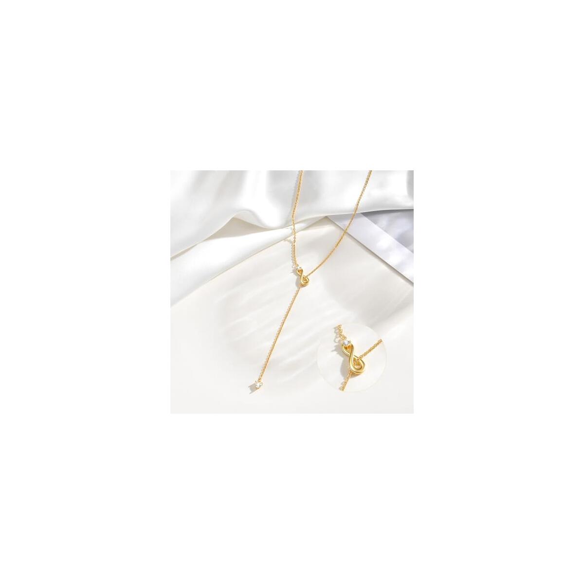 18k Gold Plated Lariat Necklace Deals - RebateKey
