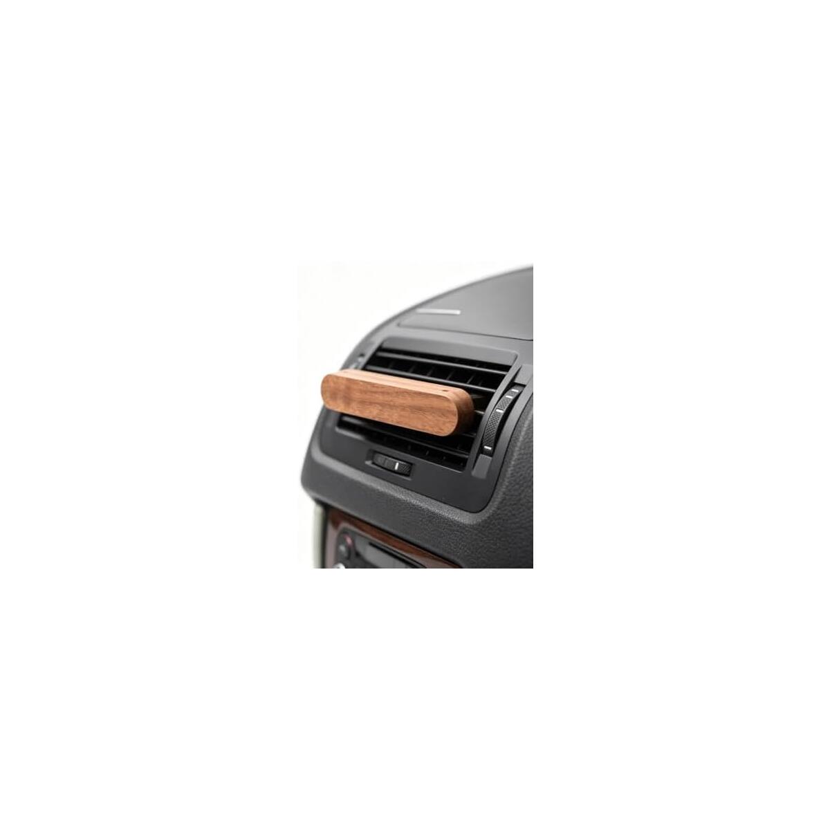 Walnut Solid Wood Car Air Vent Diffuser with Aroma Sticks