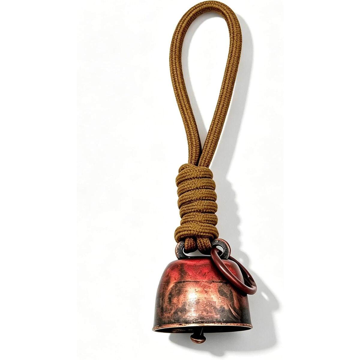 Bear Bell for Hiking Backpack, Antique Red-Bronze