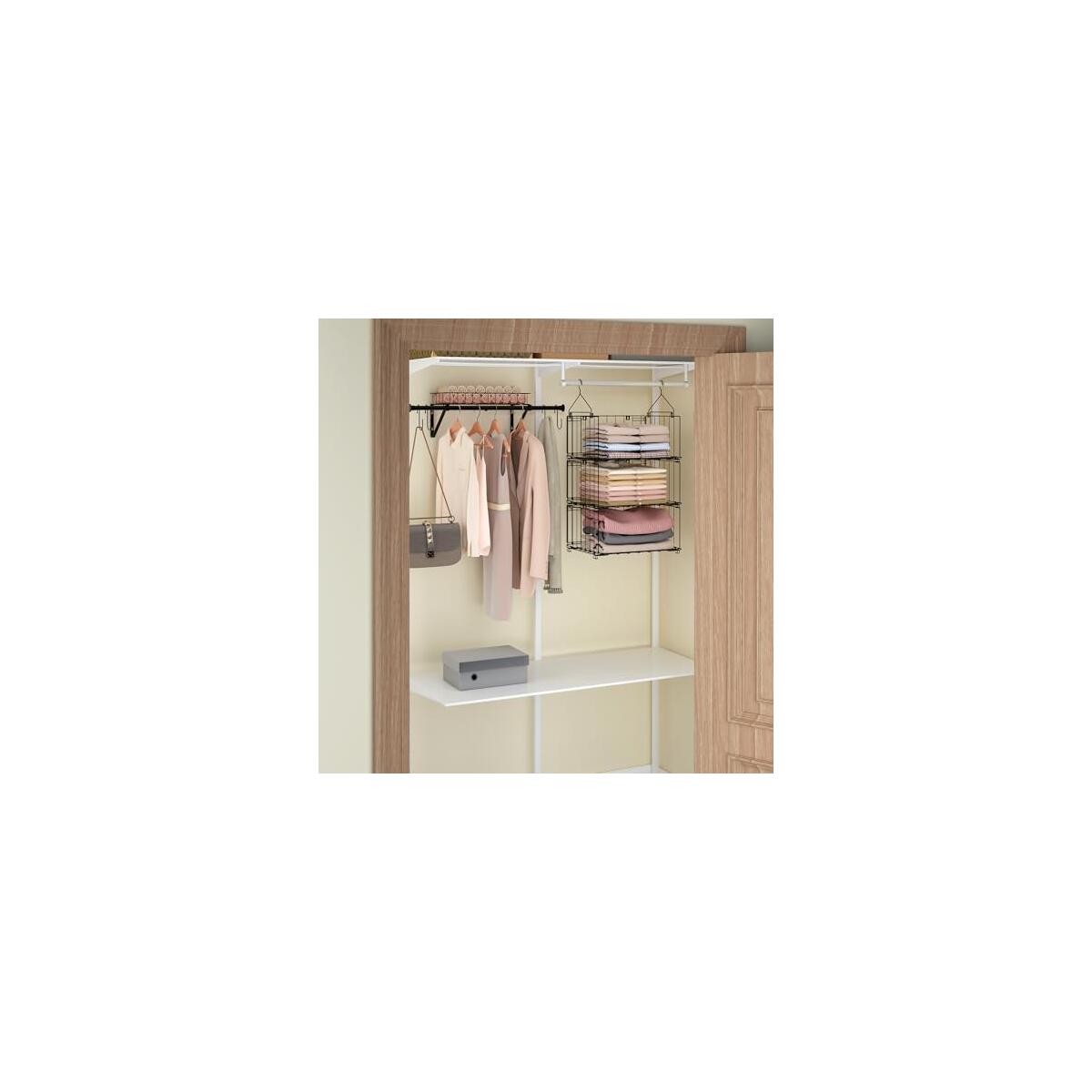 Bukfen 3 Tier Hanging Closet Organizer Promo Codes - RebateKey