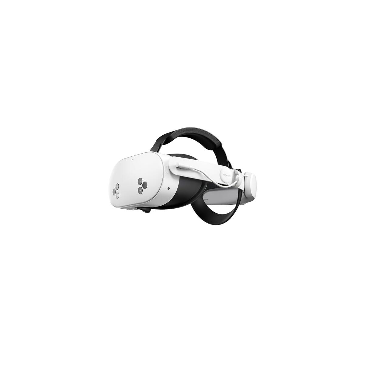 ANNAPRO Battery Head Strap for Meta Quest 3/Meta Quest 3S, Elite Strap with 8000mAh Battery Fast Charging Compatible with Oculus/Meta Quest 3S/3 Accessories, Enhance Comfort Extend Playtime, White