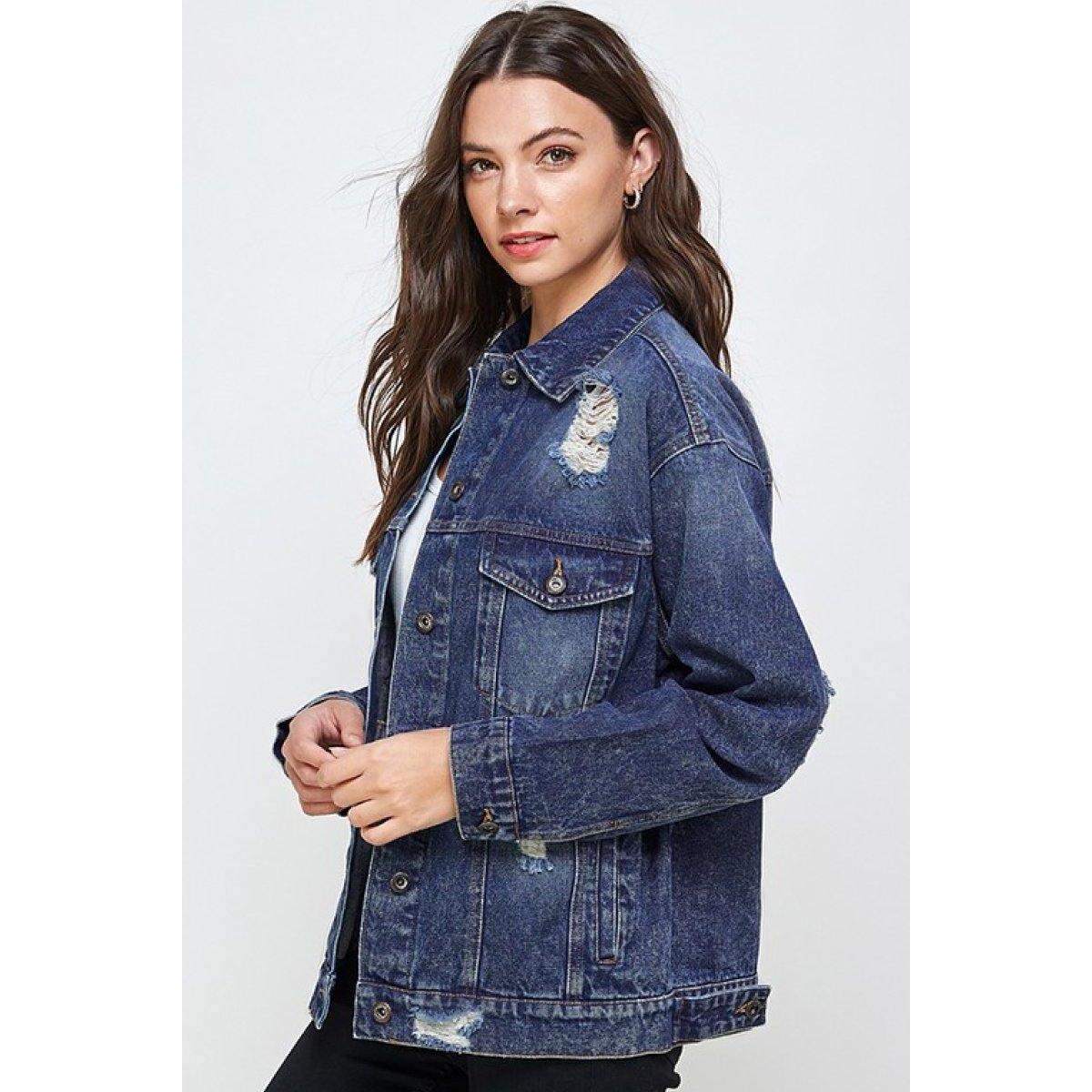 Denim Oversized Jacket Coupons - RebateKey