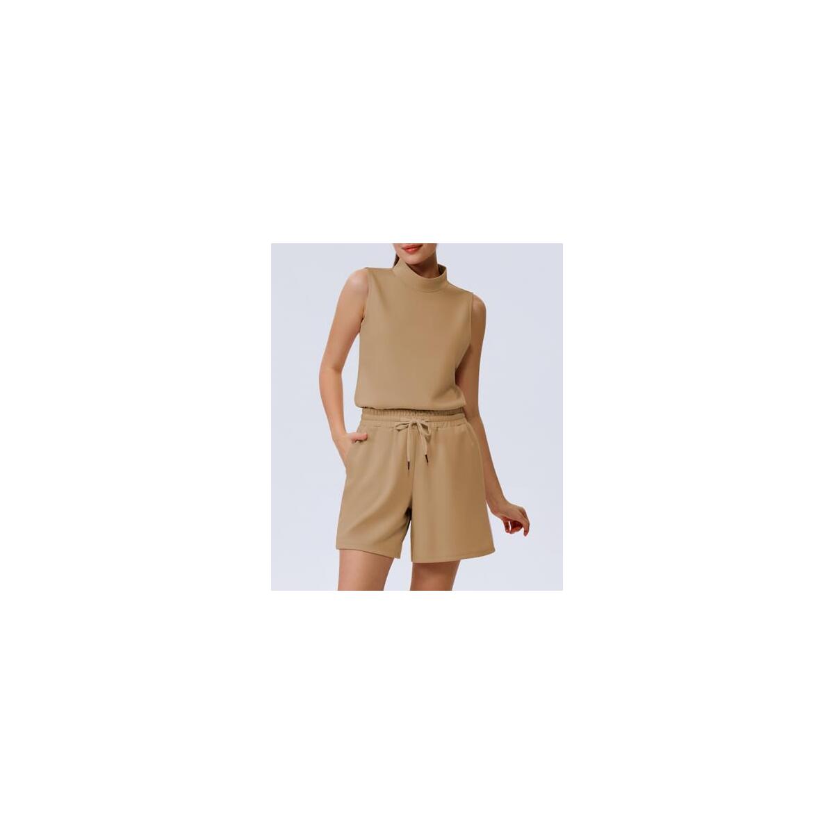 Summer 2 Piece Outfits Mock Neck Promo Codes - RebateKey