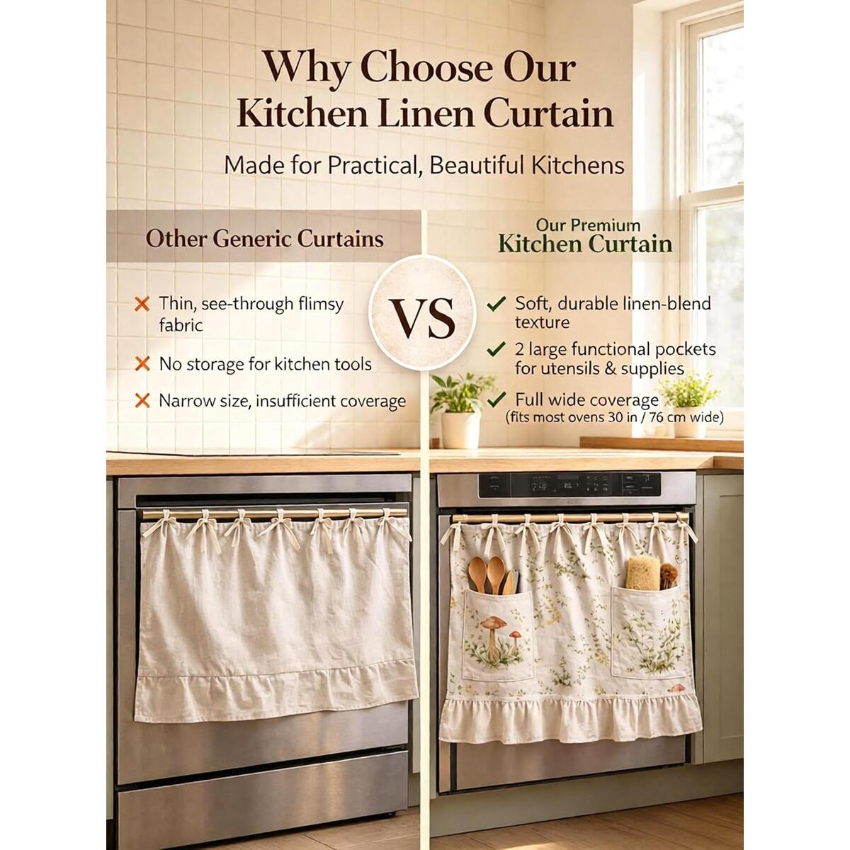 Oven Skirt Curtain With Coupons - RebateKey