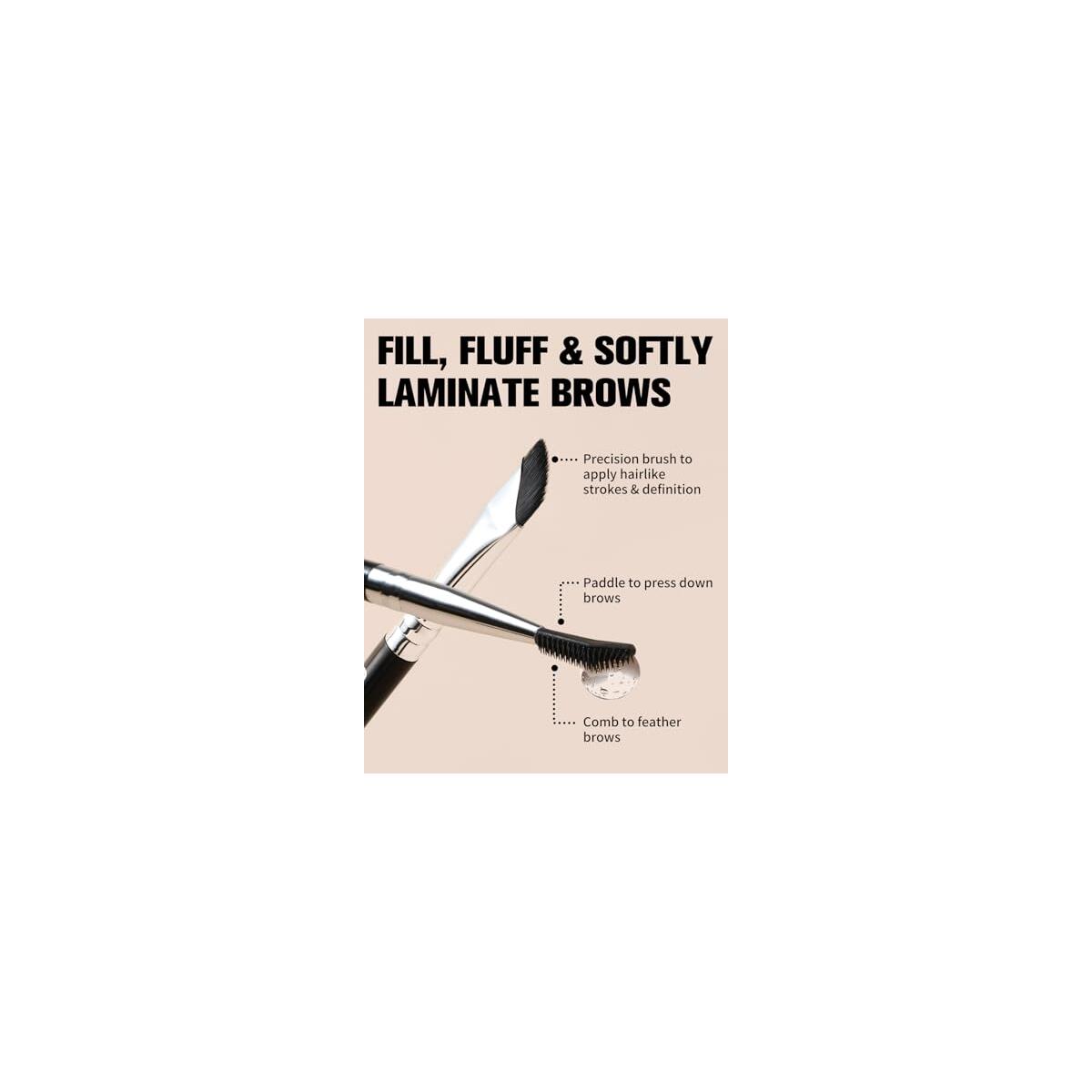 Dual Ended Precision Eyebrow Brush And Comb Coupon - RebateKey