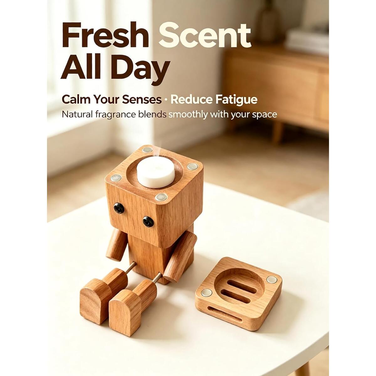 Wiggling Leg Wooden Robot Coupons - RebateKey