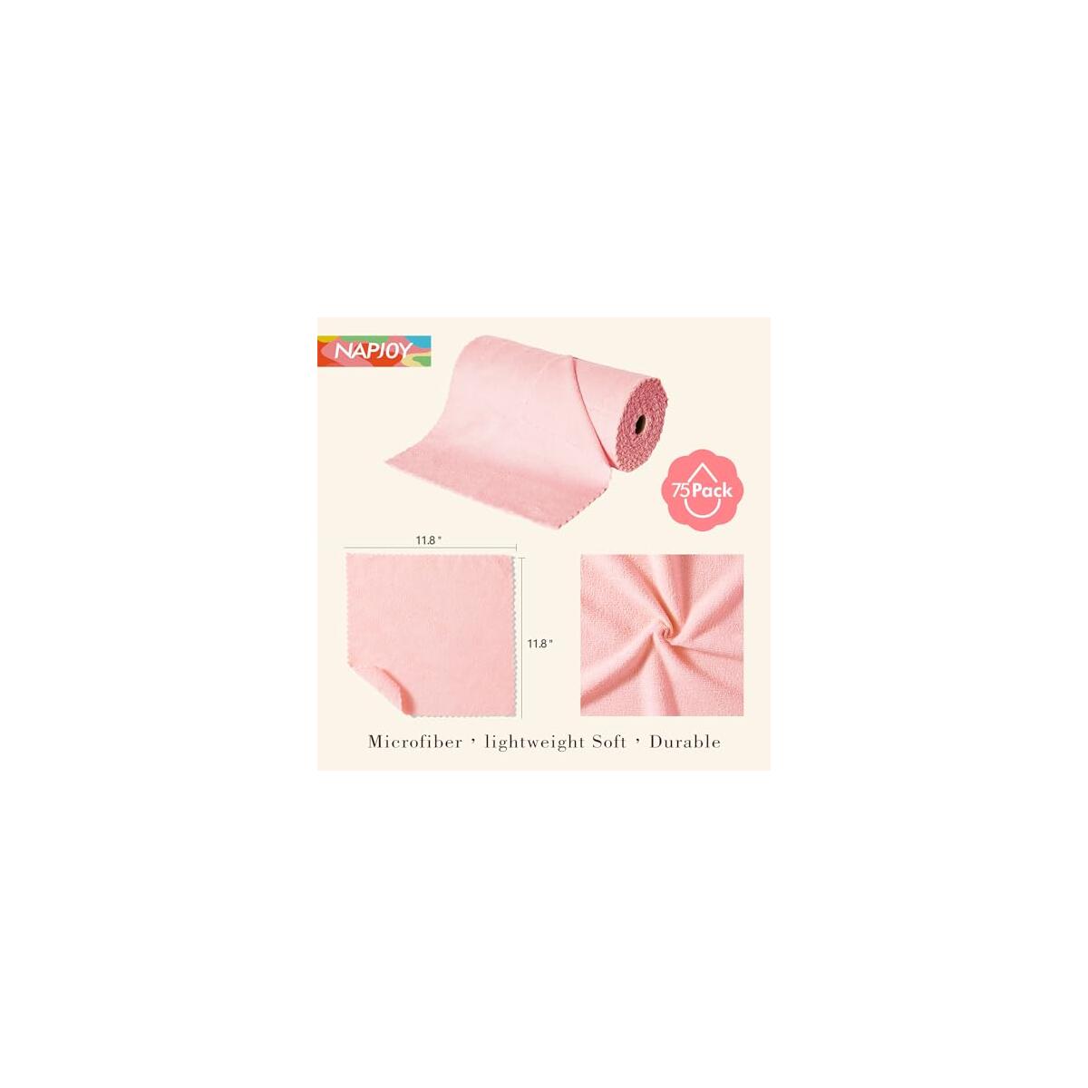 Napjoy Microfiber Cleaning Cloth Roll Promo Code - RebateKey