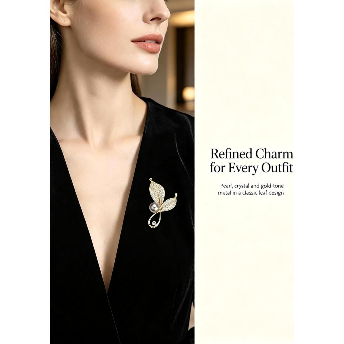 Leaf Pearl Brooch Promo Codes - RebateKey