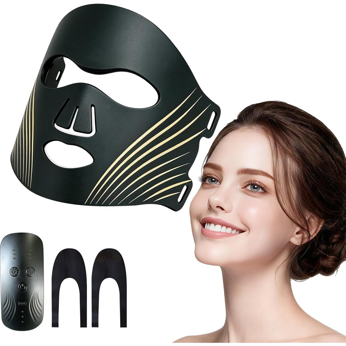 red Light Therapy for face,Ideal for Facial Wrinkles, Acne, and Relaxation of Muscle Tissue; Temporarily Increase Local Blood Circulation. LED Light Therapy Ideal for Home, Work,Travel & Yoga