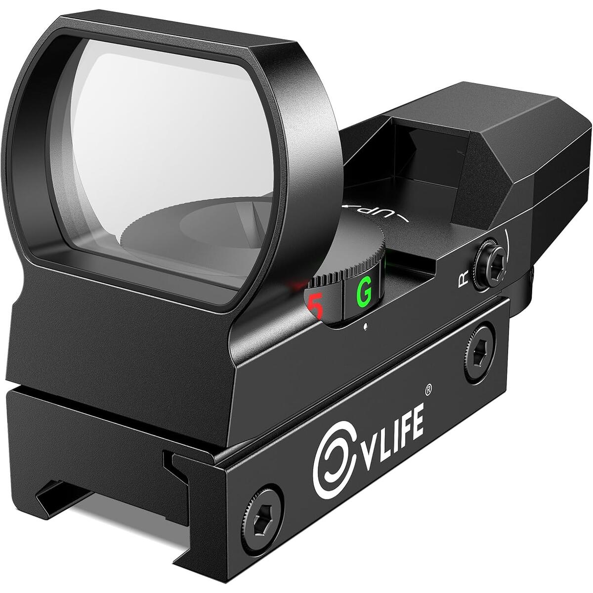 CVLIFE 1X22X33 Red Green Dot Gun Sight Scope Reflex Sight with 20mm Rail