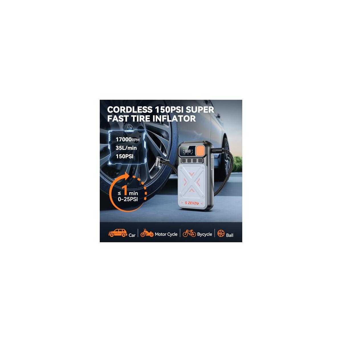 10 In 1 Car Jump Starter With Air Compressor Deal - RebateKey